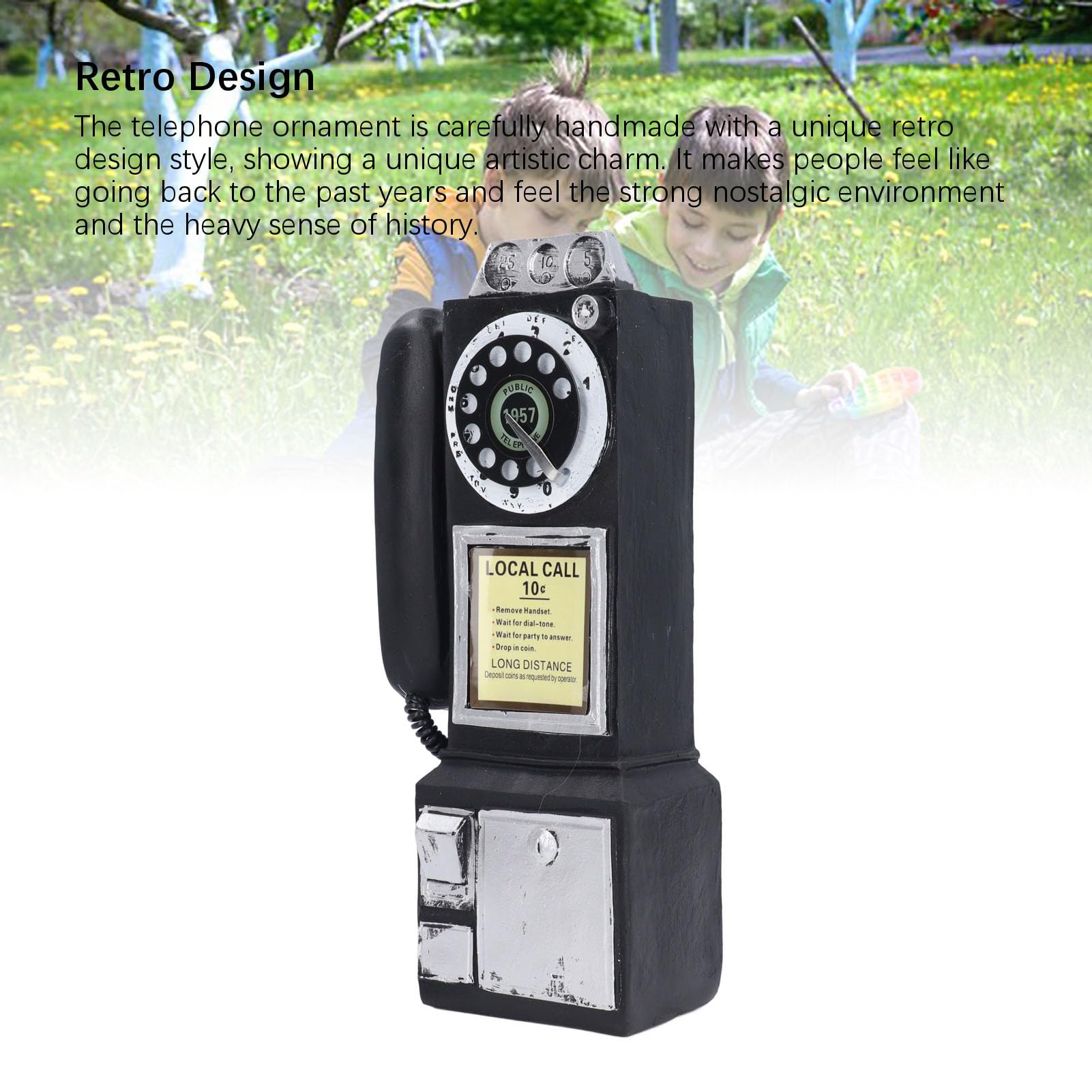 Amazon.com: Pomya Retro Telephones Ornament,Wall Mounted Vintage